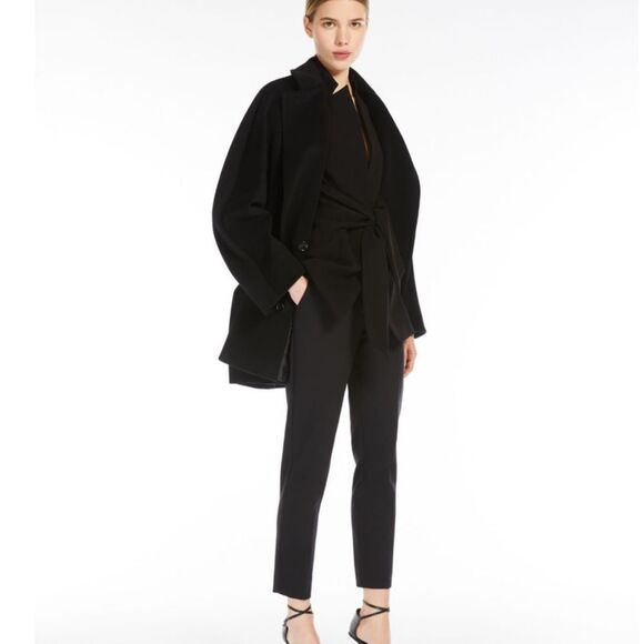 NWT MaxMara Jersey Trousers Navy Sz XS/S - Picture 1 of 7